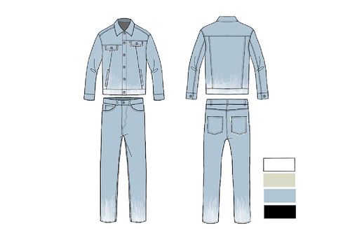 服裝手繪款式圖 效果圖