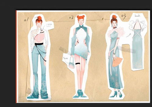 天津美術學院產品設計學院服裝與服裝設計系新中式服裝設計結課展